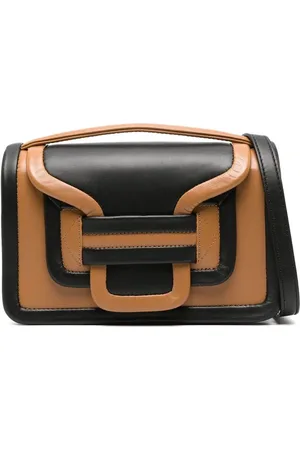 Pierre Hardy Leather Shoulder Bag with Front Pocket