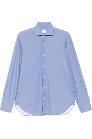 BARBA Button-Up Spread Collar Shirt