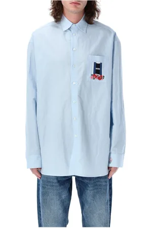 J.W.Anderson Casual Shirts, male, , M, Window Embroidery Shirt