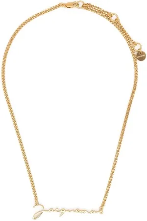 Jacquemus Necklaces, female, , ONE SIZE, Logo Pendant Necklace