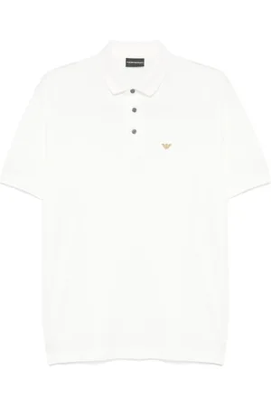 Emporio Armani Button-Up Jumper with Short Sleeves