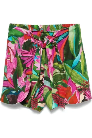 Farm Rio Short Shorts, female, , M, Pink Elasticated Waistband Shorts