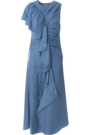 ULLA JOHNSON Party Dresses, female, , S, Elegant Draped Maxi Dress