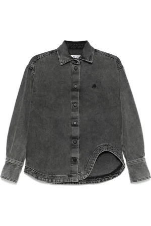 The Attico Buttoned Denim Shirt