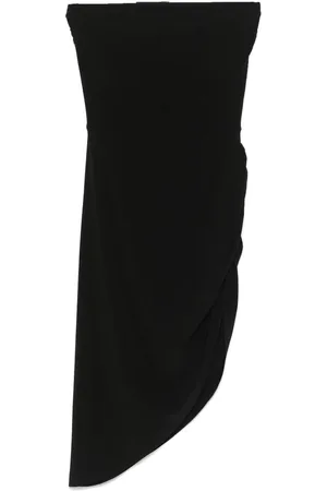 Norma Kamali Party Dresses, female, , M, Fitted Waistline Dress with Side Slit