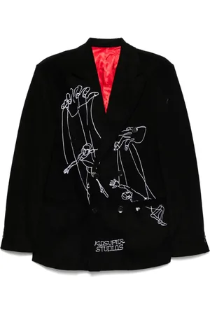 KIDSUPER STUDIOS Double-Breasted Jacket with Pockets