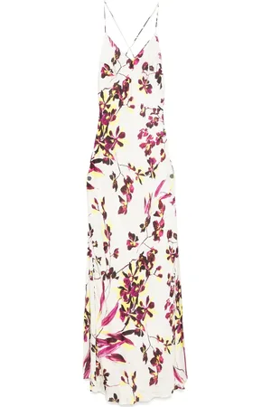 RAQUEL DINIZ Maxi Dresses, female, , 2XS, Floral Print Open Back Dress