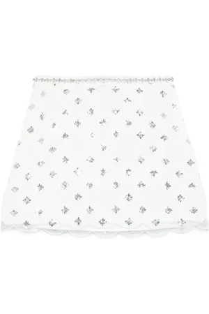 VIVETTA Crystal Embellished Skirt
