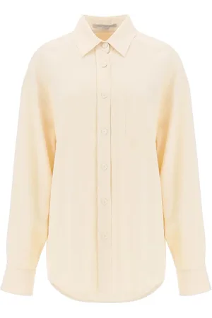 Stella McCartney Shirts, female, , XS, Oversized Crepe Jersey Shirt