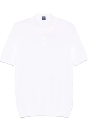FEDELI Short Sleeve Button Jumper
