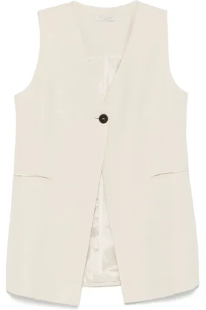 ANTONELLI Vests, female, , XS, V-Neck Sleeveless Waistcoat