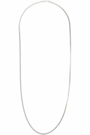 TOM WOOD Necklaces, male, , ONE SIZE, Sterling Silver Curb-Chain Necklace