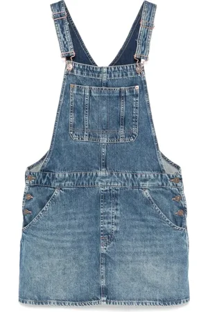 7 for all Mankind Indigo Jumpsuit with Pockets