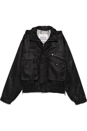 Vivienne Westwood Bomber Jackets, male, , M, Hooded Outerwear with Concealed Zip