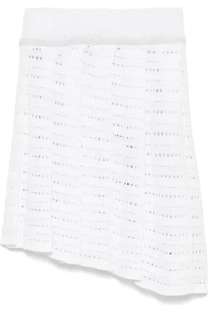 GCDS Openwork Elastic Waist Skirt