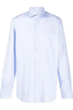 BARBA Men`s Clothing Shirts Clear Noos
