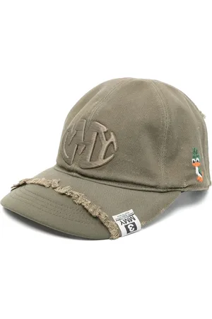 MIHARA YASUHIRO Caps, male, , ONE SIZE, Khaki Mesh Cap with Embroidered Logo