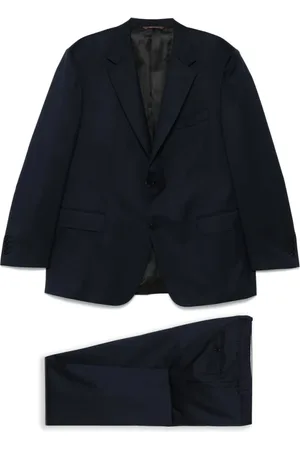 CANALI Oxford Suit with Front Buttons