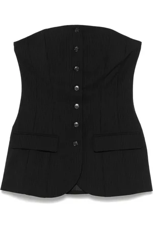 Herskind Sleeveless Tops, female, , S, Dark Button-Up Jacket