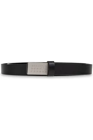 Maison Margiela Belts, female, , ONE SIZE, Leather Belt with Signature Motif