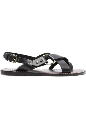 Soeur Leather Open Toe Sandals