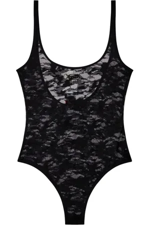 Diesel Sheer Lace Paneling Oval D Logo