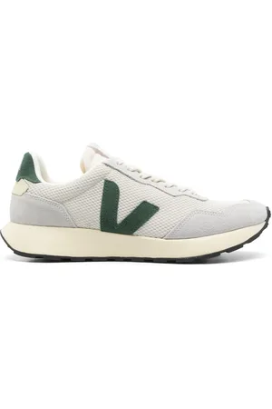 Veja Sneakers, male, , 10 UK, Grey Lace-Up Sneaker with Logo Patch