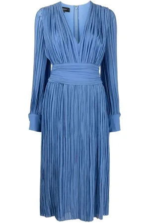 Rochas Midi Dresses, female, , XS, Plissé Midi Dress