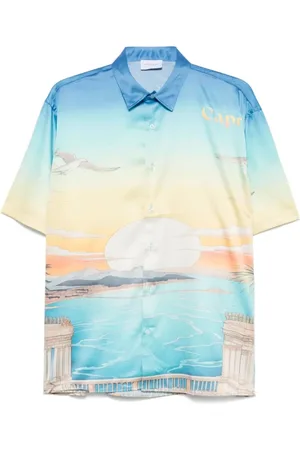 Family First Classic Aqua Blue Shirt with Short Sleeves
