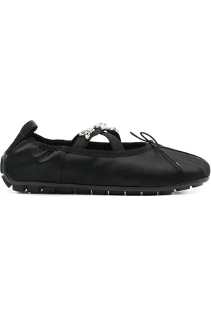 Simone Rocha Ballerinas, female, , 3 UK, Crystal Embellished Shoes
