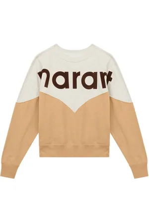 Isabel Marant Sweatshirts, female, , XS, Color-blocked Logo Print Sweatshirt