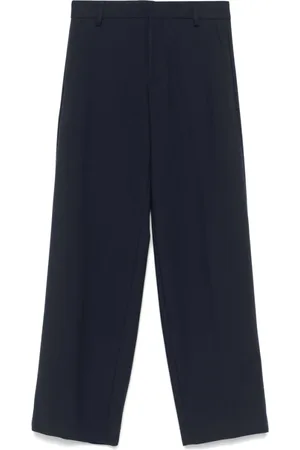 Closed Navy Trousers with Pockets