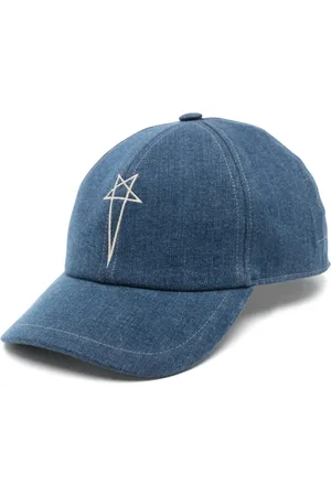 Rick Owens Caps, male, , M, Dark Shadow Indigo Cap