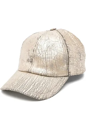 Rick Owens Caps, male, , M, Dark Shadow Cap with Gold-Tone Strap