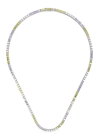 Hatton Labs Necklaces, male, , ONE SIZE, Silver-tone Claw Setting Necklace