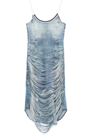 Diesel Spaghetti Strap High-Low Dress