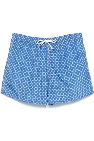 FEDELI Beachwear, male, , S, Cobalt Beachwear Drawstring Shorts