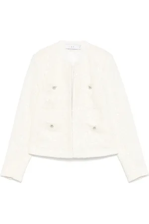 IRO Sequin Embellished Open Front Jacket
