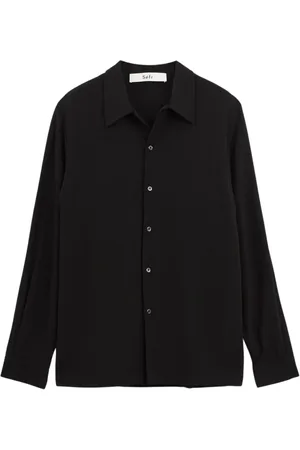Séfr Casual Shirts, male, , XL, Viscose Shirt, Front Buttoned, Long Sleeves