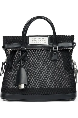 Maison Margiela Handbags, female, , ONE SIZE, Mesh Design Handbag with Key Charm