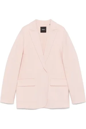 THEORY Blazers, female, , L, Blush Peak Lapel Jacket
