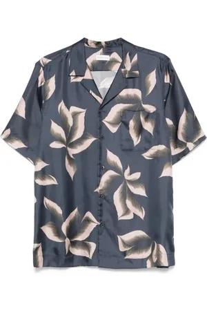 DRIES VAN NOTEN Short Sleeve Shirts, male, , S, Button-Up Shirt with Pocket