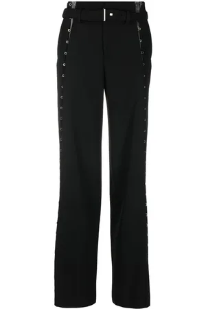 DION LEE Wide Trousers, female, , S, Hook-Detailed Wide Leg Trousers