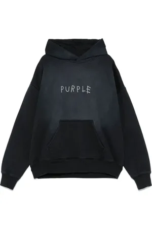 Purple Brand Hooded Sweatshirt with Front Pocket