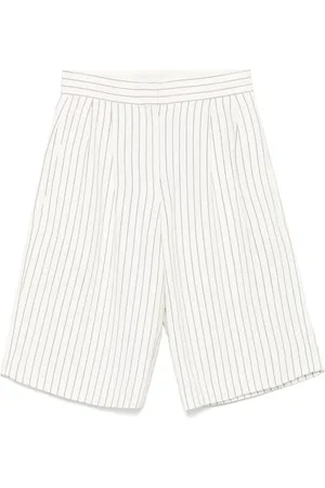 Loulou Studio Pleated Shorts with Pockets
