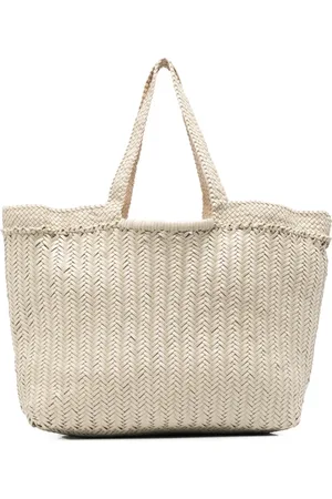 Dragon Diffusion Tote Bags, female, , ONE SIZE, Elegant Ecru Shoulder Bag