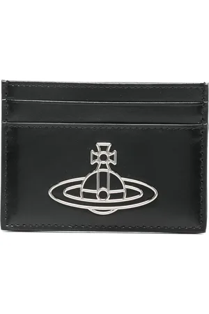 Vivienne Westwood Wallets & Cardholders, female, , ONE SIZE, Leather Cardholder with Signature Detail