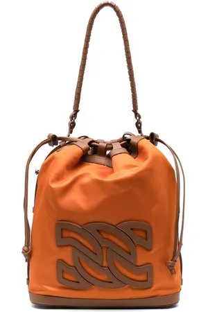 Casadei Bucket Bags, female, , ONE SIZE, Bucket Drawstring Bag with Logo