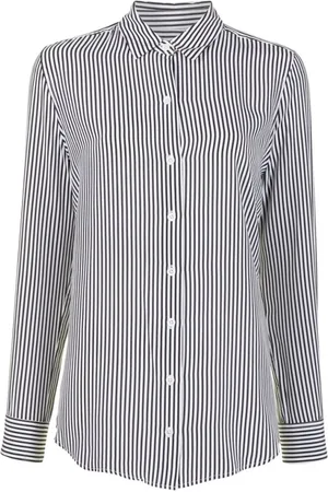Equipment Silk Stripe Classic Shirt