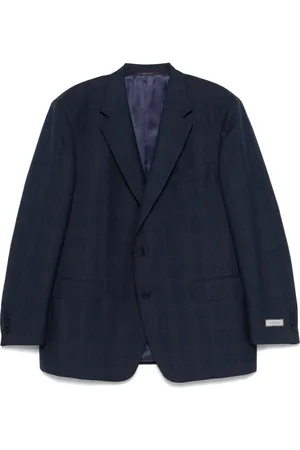 CANALI Navy Buttoned Jacket with Pockets